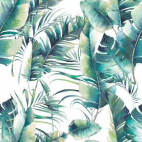 Feuilles Jungle Aquarelle